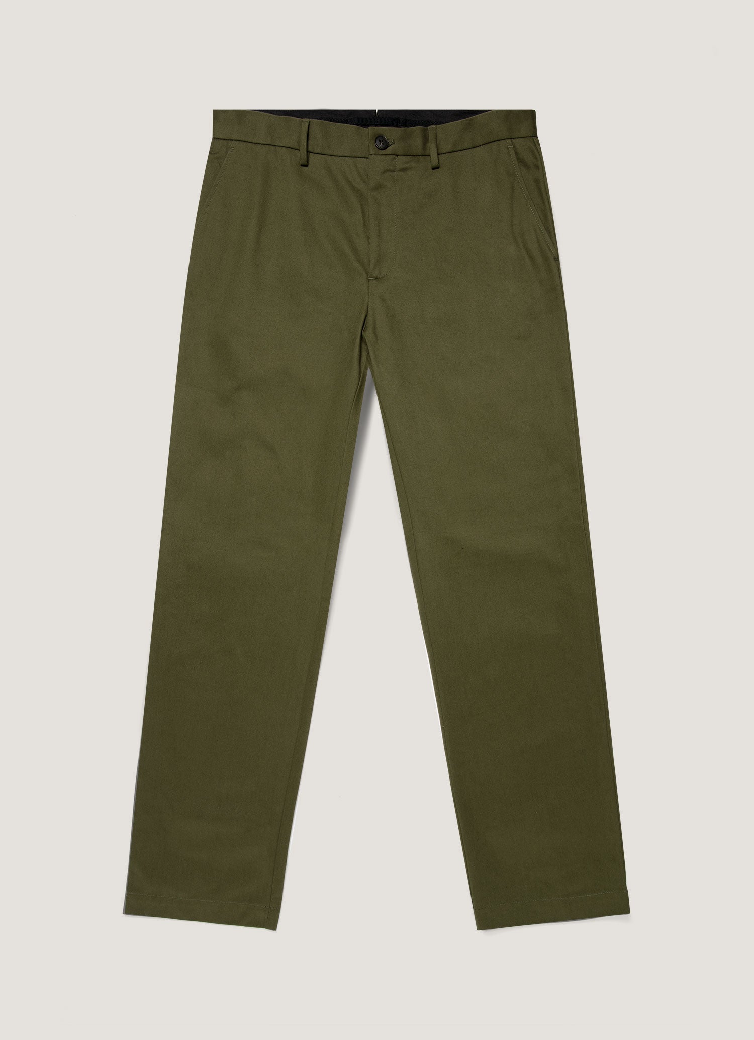 Men's Cotton Drill Trouser in Loden Green