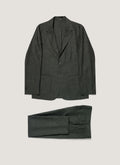 Men's Linen Two-Piece Suit in Forest