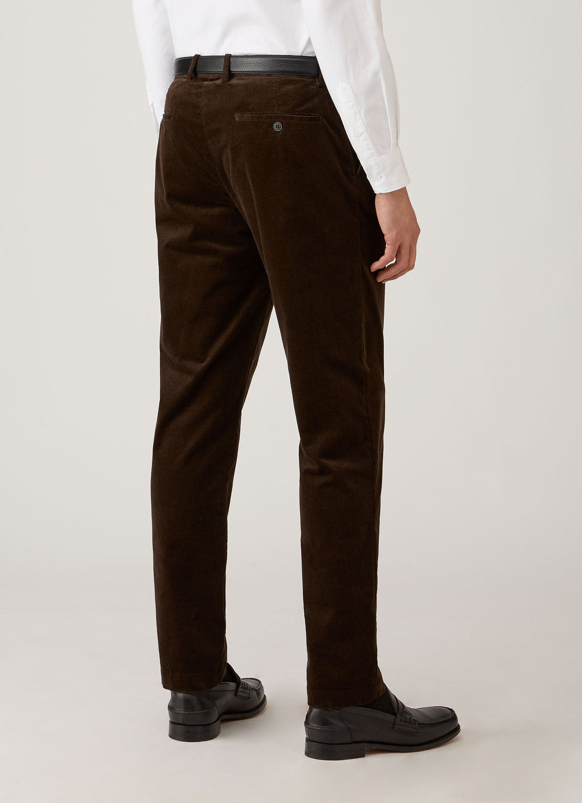 Men's Corduroy Trouser in Dark Chocolate