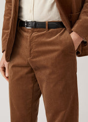 Men's Corduroy Trouser in Dark Beige
