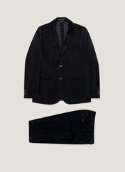 Men's Corduroy Two-Piece Suit in Navy
