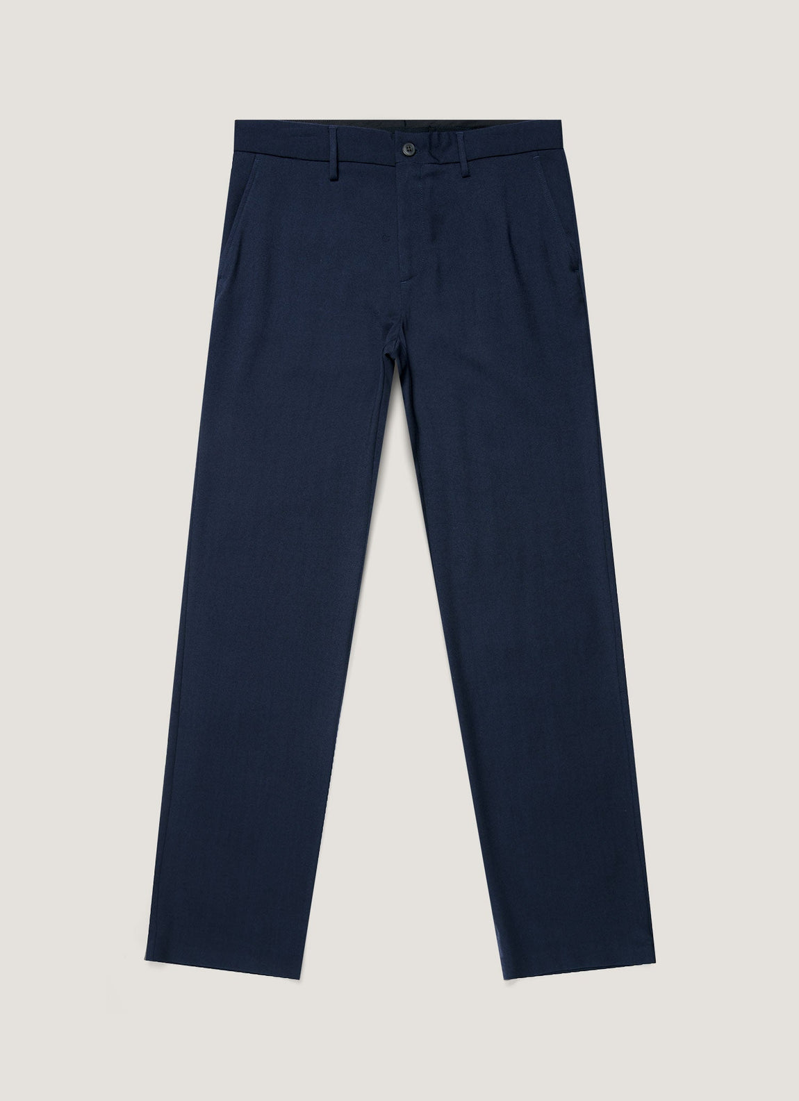 Men's Wool Twill Trouser in Navy