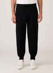 Men's Cashmere Lounge Pant in Black
