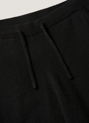 Men's Cashmere Lounge Pant in Black