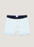Men's Stretch Cotton Boxer Briefs in Light Blue