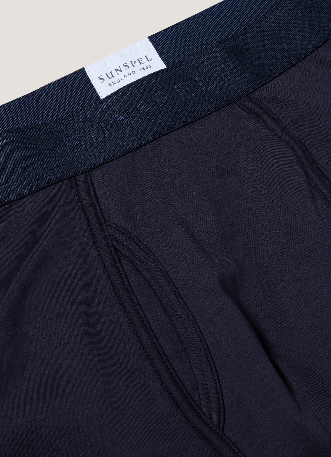 Men's Superfine Cotton Trunks in Navy