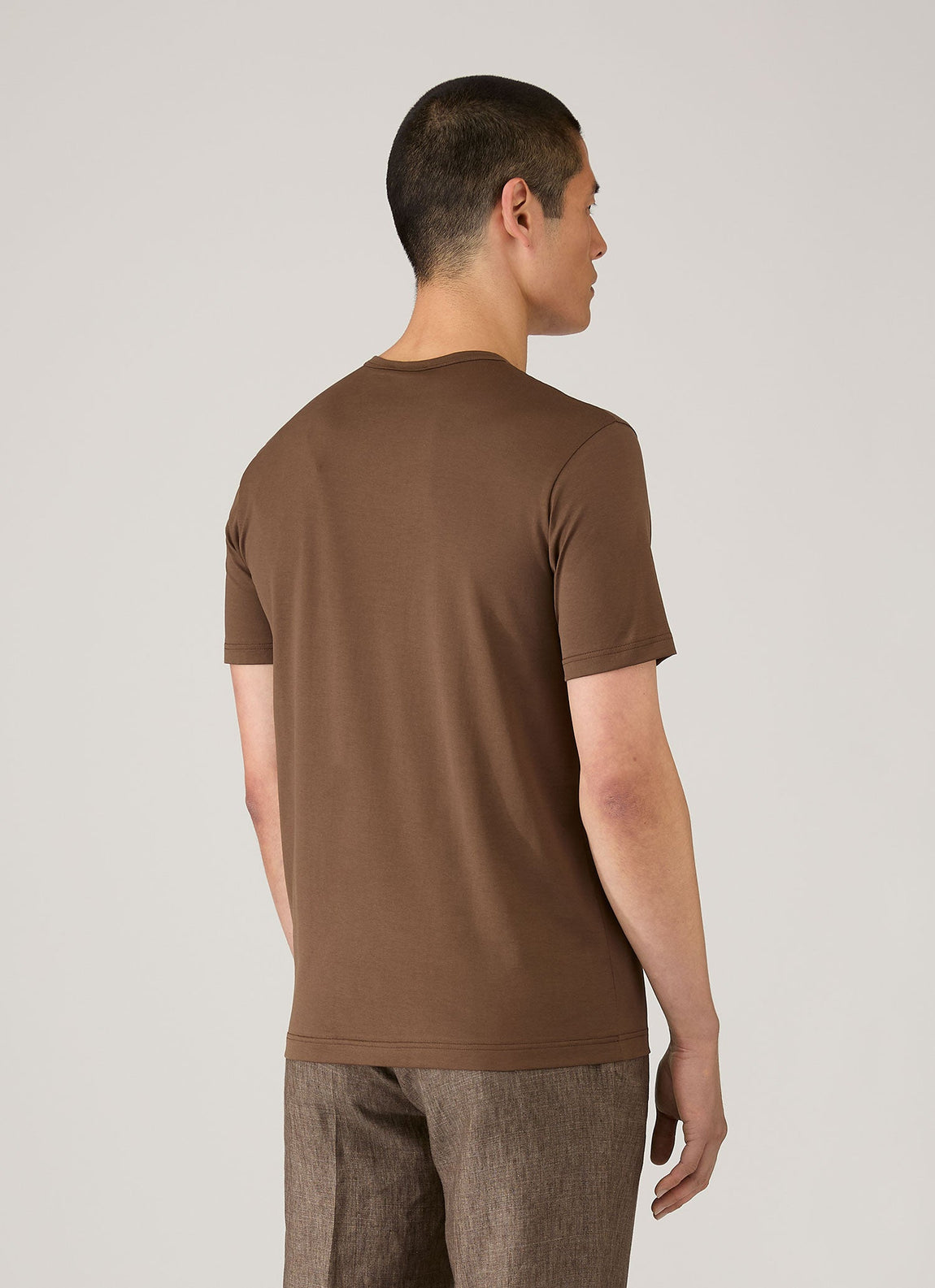Men's Classic T-shirt in Dark Walnut