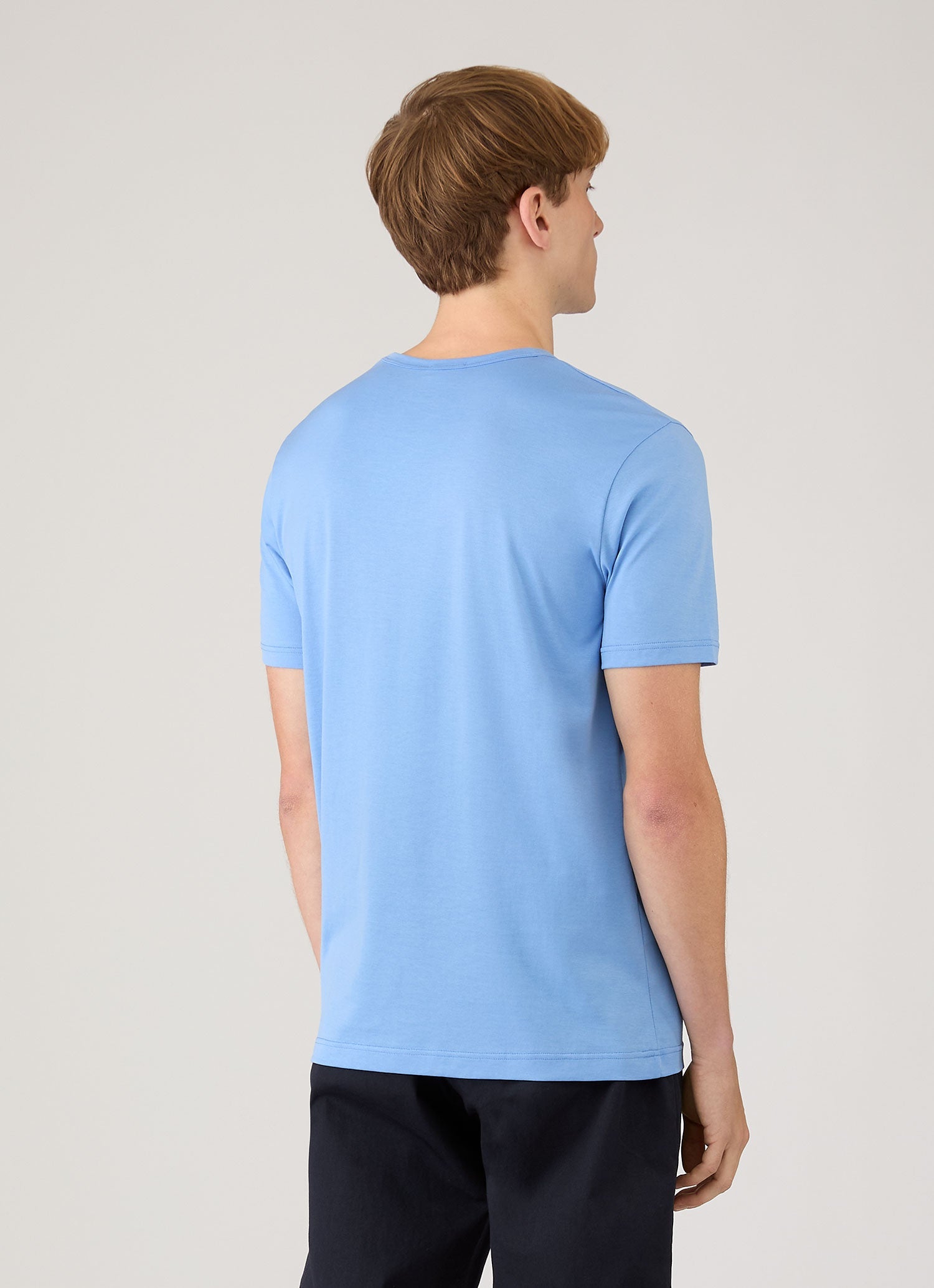Men's Classic T-shirt in Azure Blue