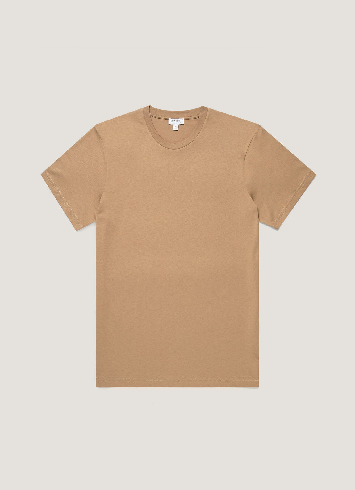 Men's Riviera Midweight T-shirt in Dark Beige