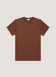 Men's Riviera Midweight T-shirt in Chestnut