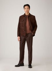 Men's Riviera Midweight T-shirt in Chestnut