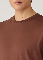 Men's Riviera Midweight T-shirt in Chestnut