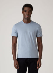 Men's Riviera Midweight T-shirt in Powder Blue