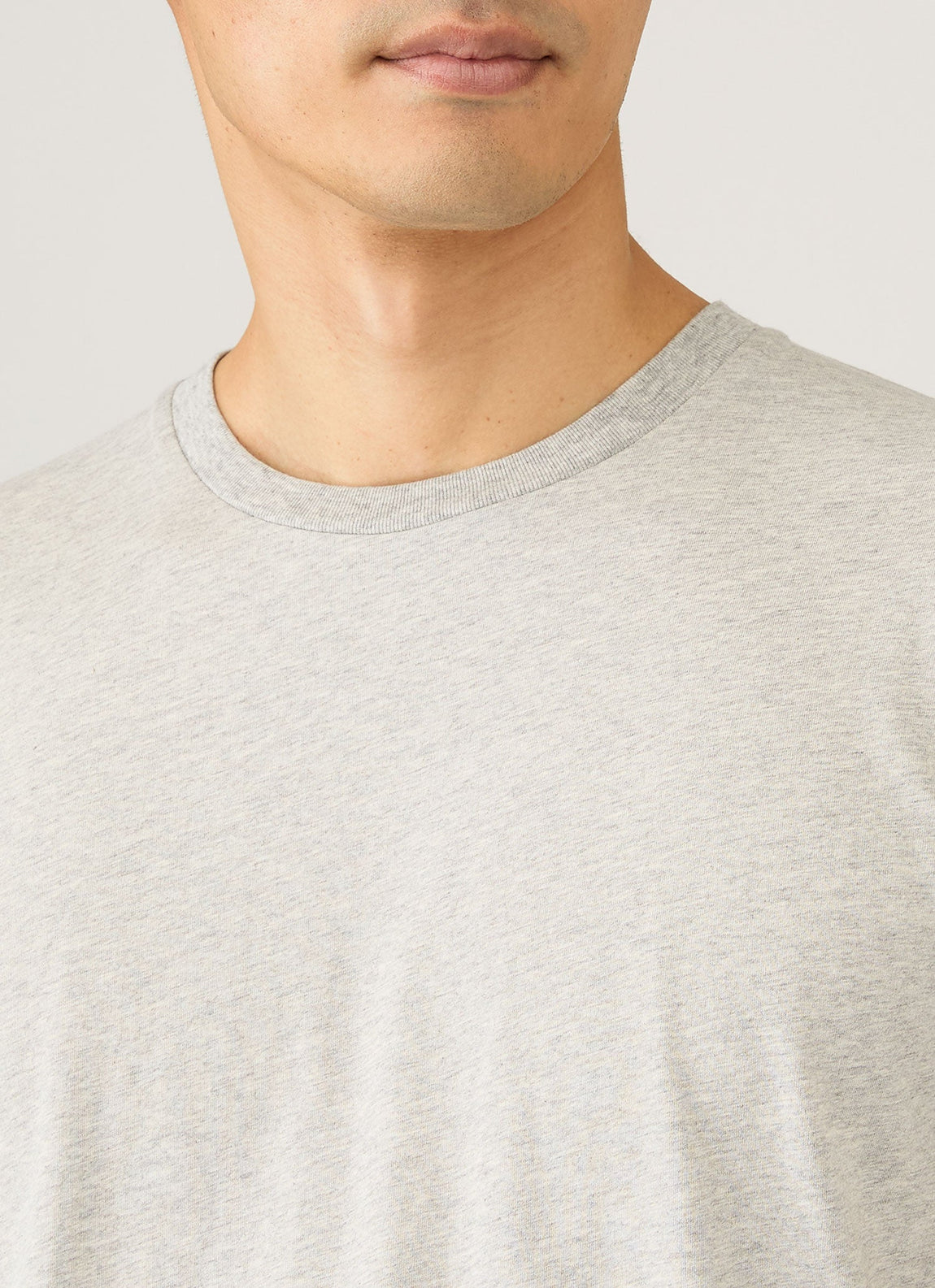 Men's Riviera Midweight T-shirt in Grey Melange