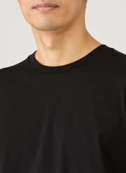 Men's Long Sleeve Riviera Midweight T‑shirt in Black
