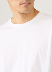 Men's Long Sleeve Riviera Midweight T‑shirt in White