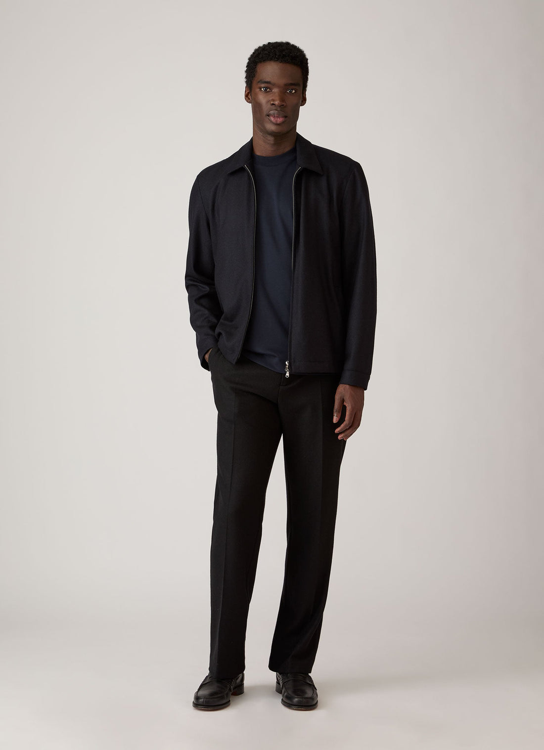 Men's Relaxed Fit Heavyweight T-shirt in Midnight Navy