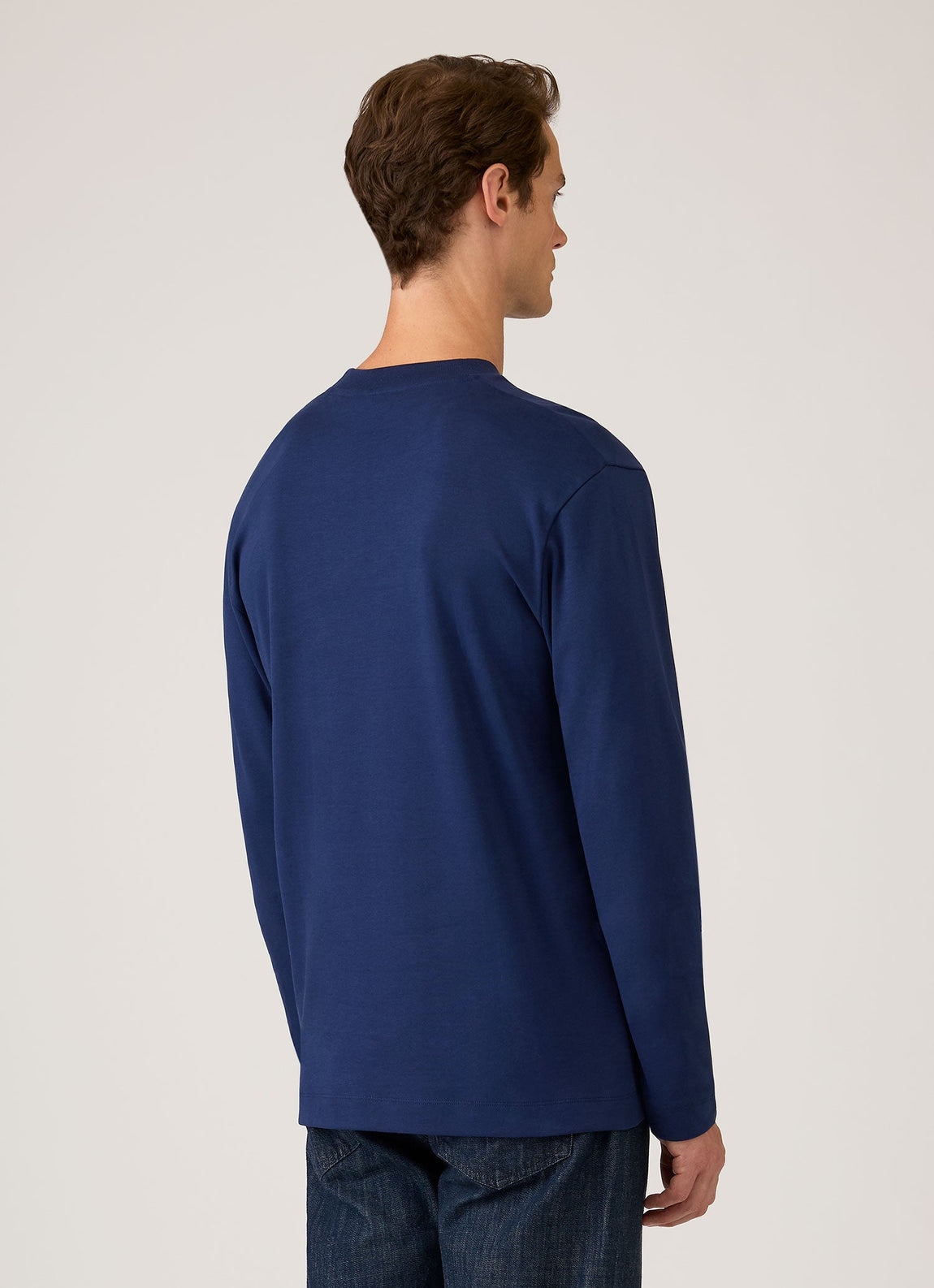 Men's Long Sleeve Heavyweight T-shirt in Inkwell