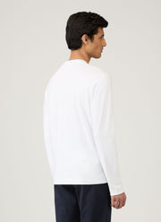 Men's Long Sleeve Heavyweight T-shirt in White