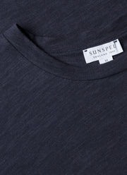 Men's Cotton Linen T-shirt in Navy