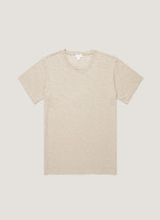 Men's Cotton Linen T-shirt in Ash