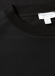 Men's Brushed Cotton T-shirt in Black