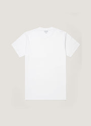 Men's Brushed Cotton T-shirt in White