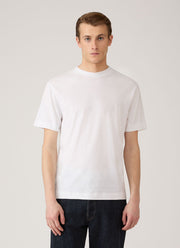 Men's Brushed Cotton T-shirt in White