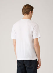 Men's Brushed Cotton T-shirt in White