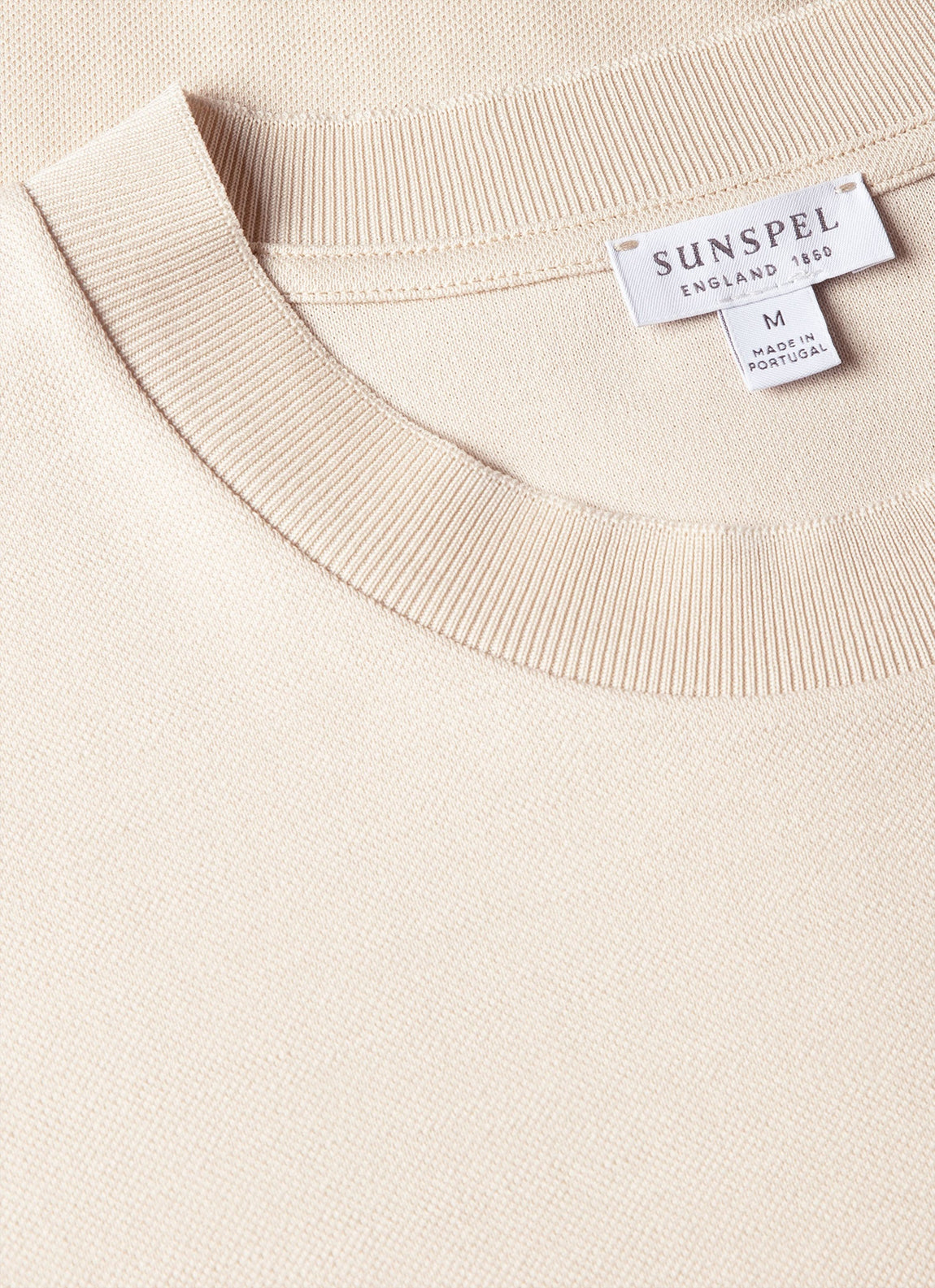Men's Cotton Piqué T-shirt in Swansdown
