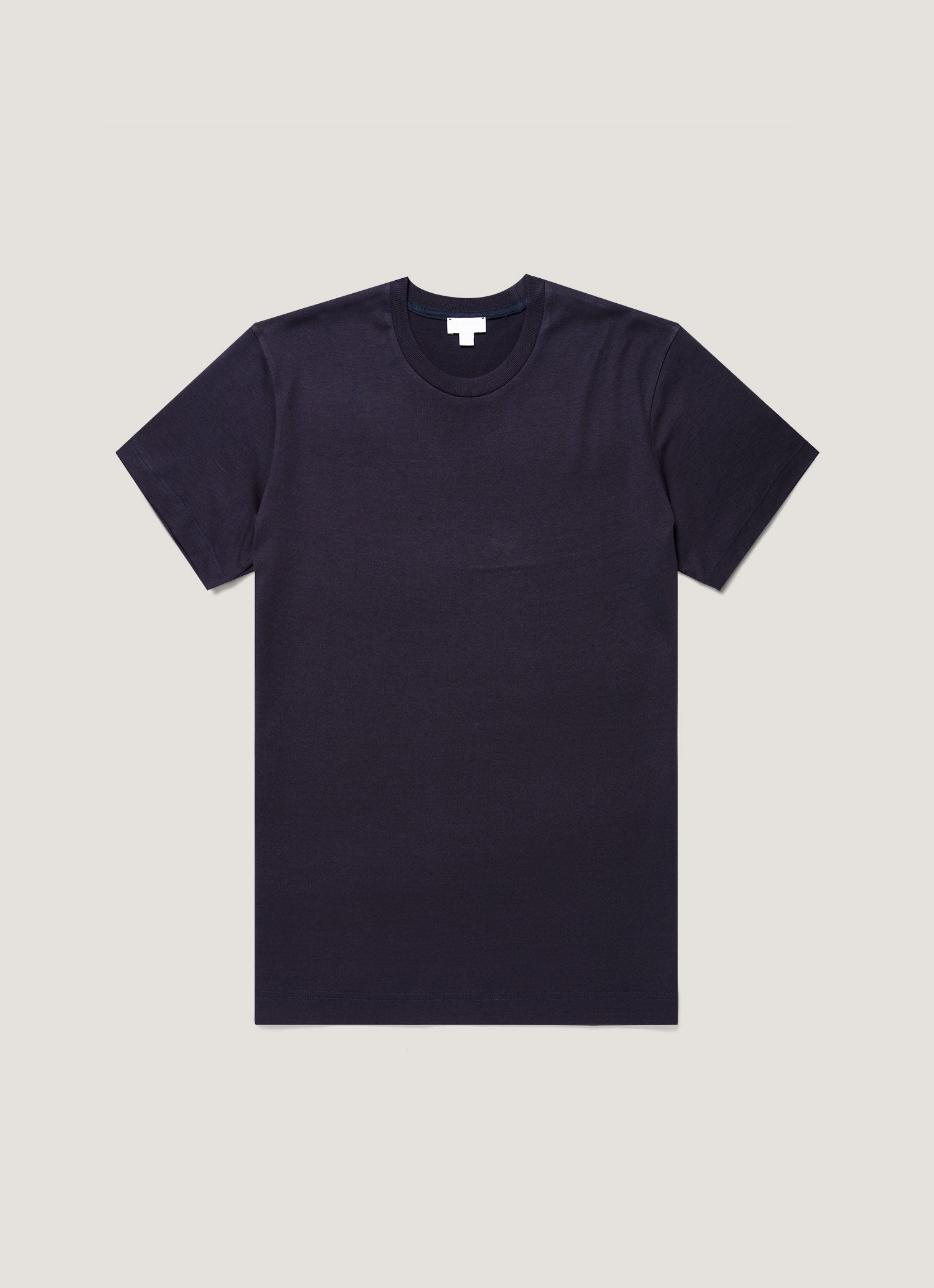 Men's Silk Cotton T-shirt in Navy