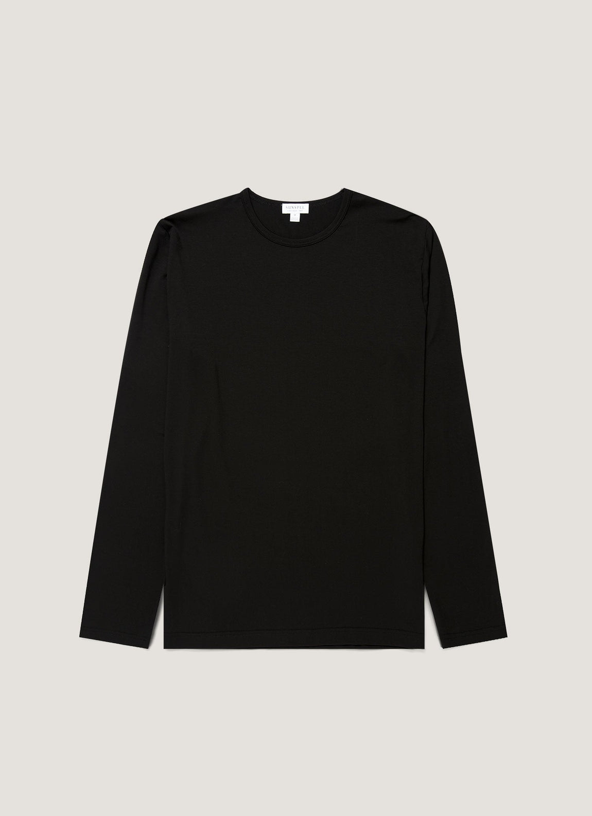 Men's Long Sleeve Tencel™ T-shirt in Black
