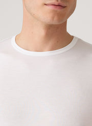 Men's Long Sleeve Tencel™ T-shirt in White