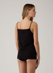 Women's Cotton Cami in Black