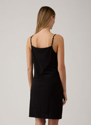 Women's Cotton Slip in Black