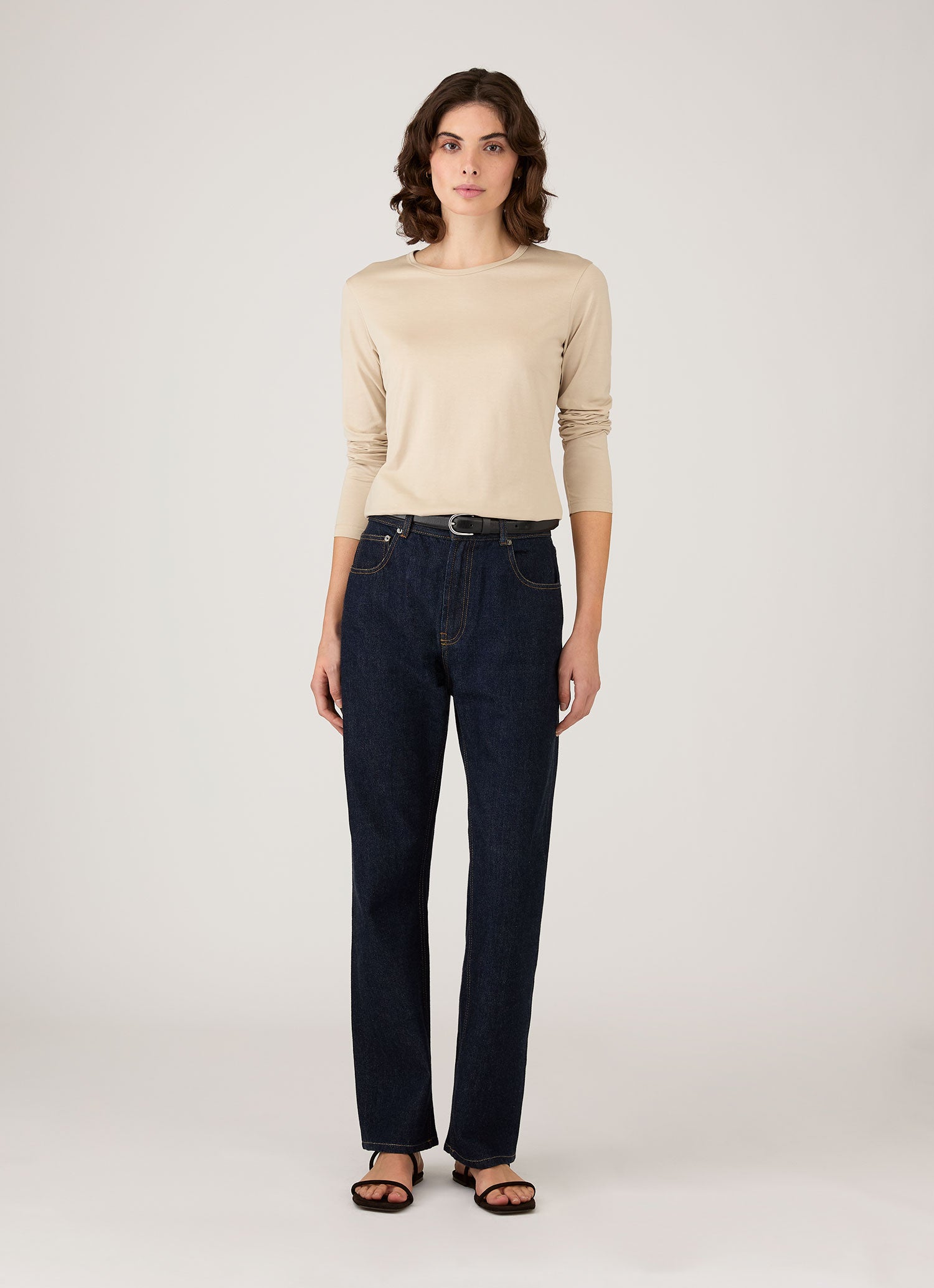 Women's Long Sleeve Classic T-shirt in Hazelwood